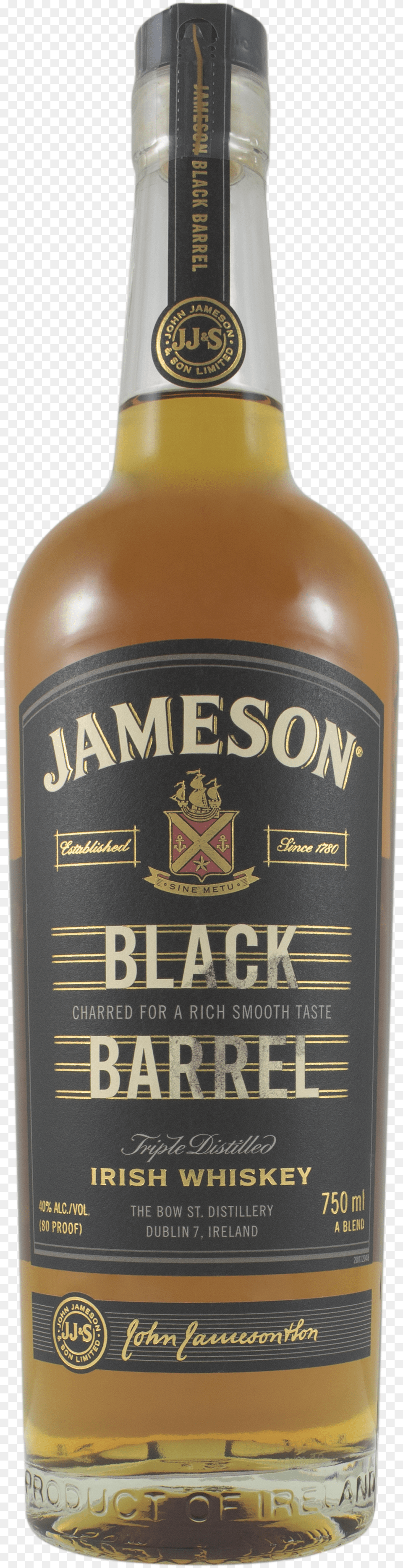 Jameson Whiskey, Alcohol, Beverage, Liquor, Whisky Free Transparent Png