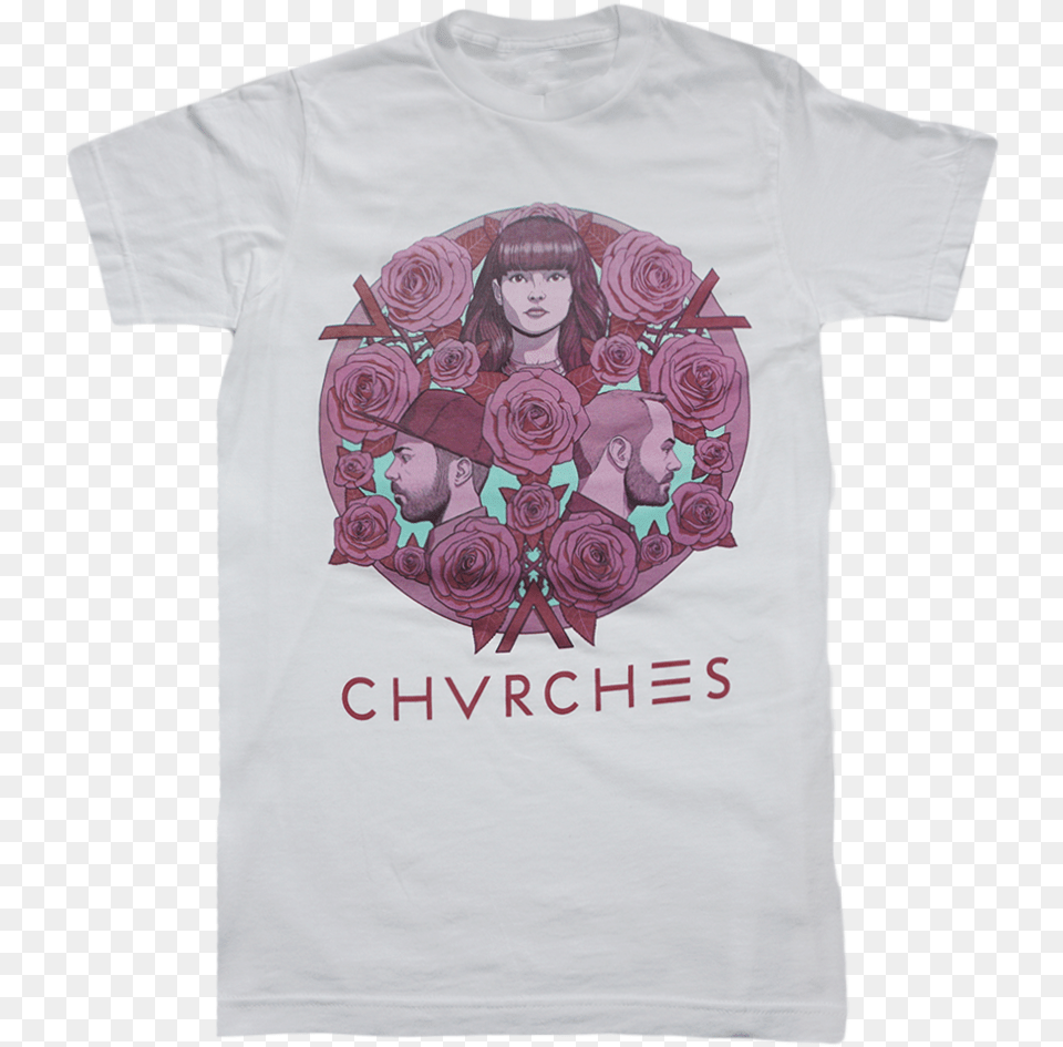 Jamie Mckelvie Chvrches Poster, T-shirt, Clothing, Shirt, Flower Free Png