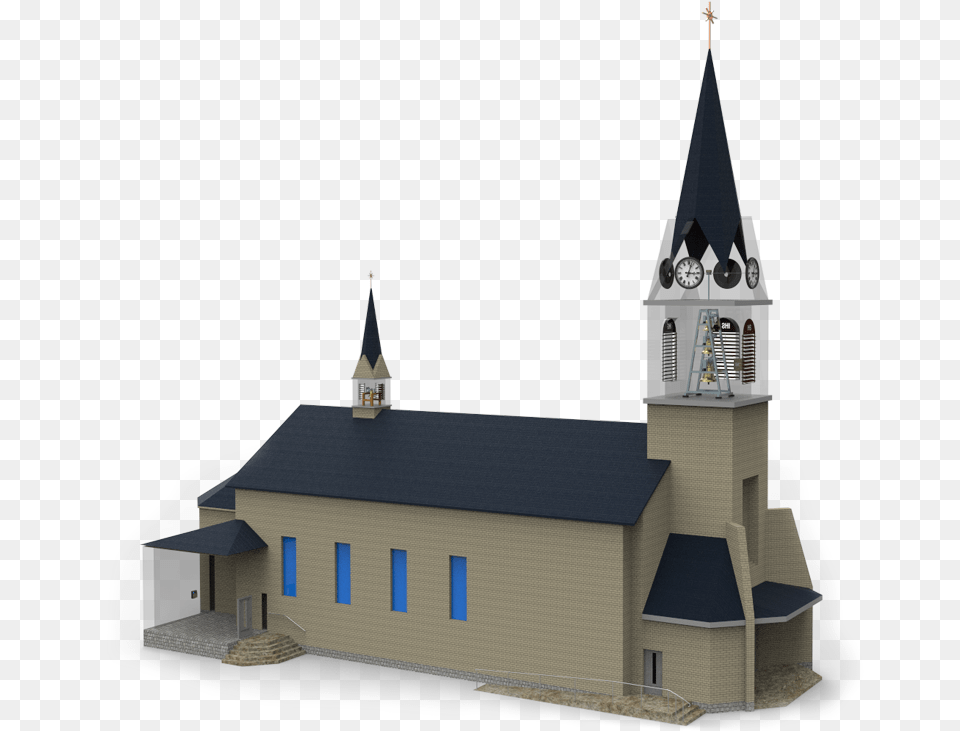 Jan Felczynski Bell Foundry Church With A Bell Tower, Architecture, Building, Clock Tower, Spire Png Image