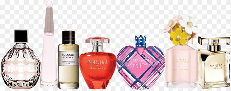 Jan Moran Allure Magazine Scentsa Jimmy Choo Issey Marc Jacobs Daisy Eau So, Bottle, Cosmetics, Perfume Png Image