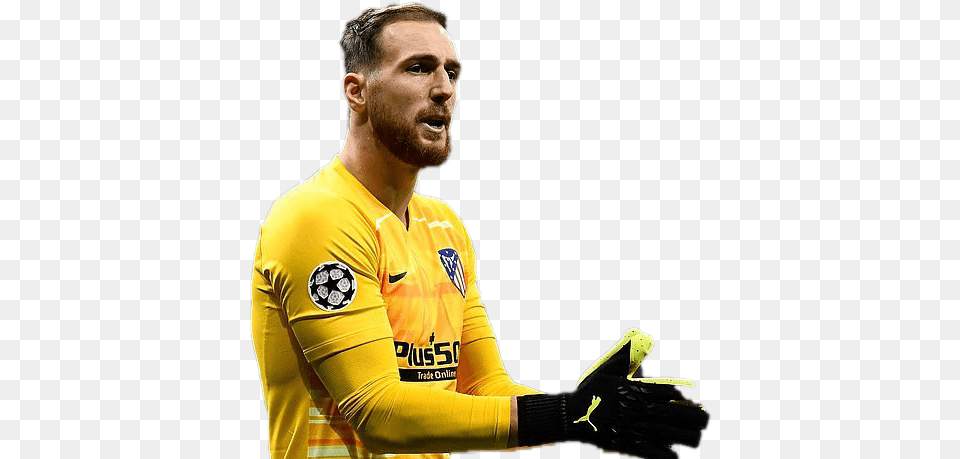 Jan Oblak High Quality Image Jan Oblak, Shirt, Clothing, Glove, Person Png