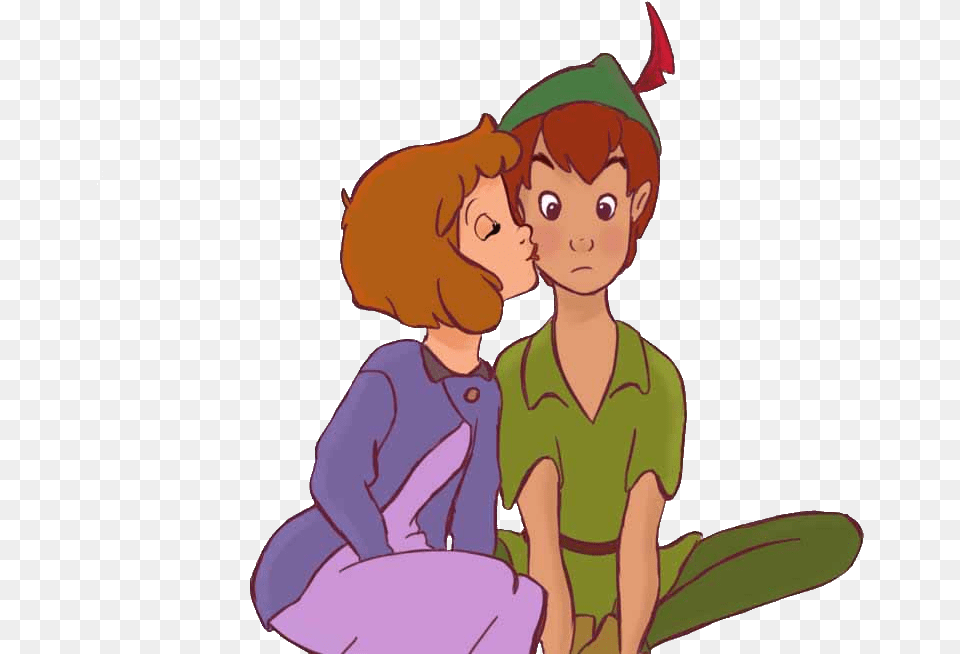 Jane And Peter Peter Pan Och Jane, Baby, Book, Comics, Person Free Transparent Png