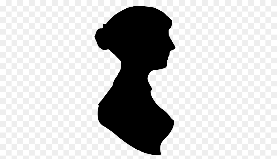 Jane Austen Outline Tattoo Ideas Dont Tell Dad, Gray Free Png Download
