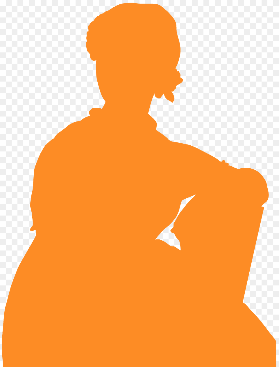 Jane Austen Silhouette, Adult, Male, Man, Person Free Png Download