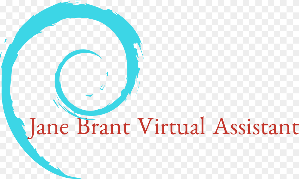 Jane Brant Virtual Assistant Logo Debian, Spiral, Person, Coil, Outdoors Free Png Download