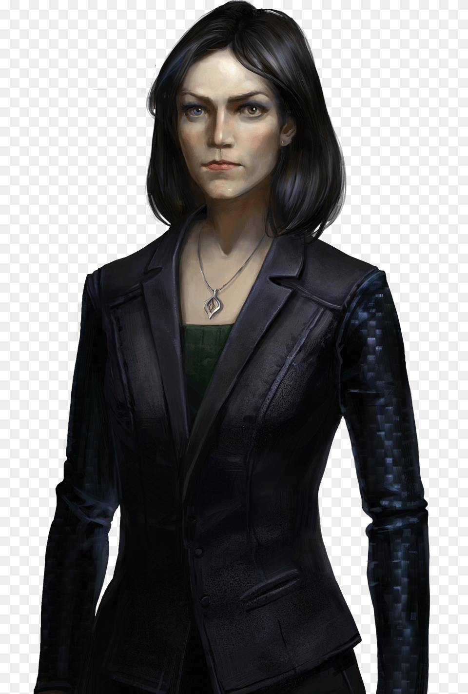 Jane Doe Leather Jacket, Woman, Adult, Clothing, Coat Free Png