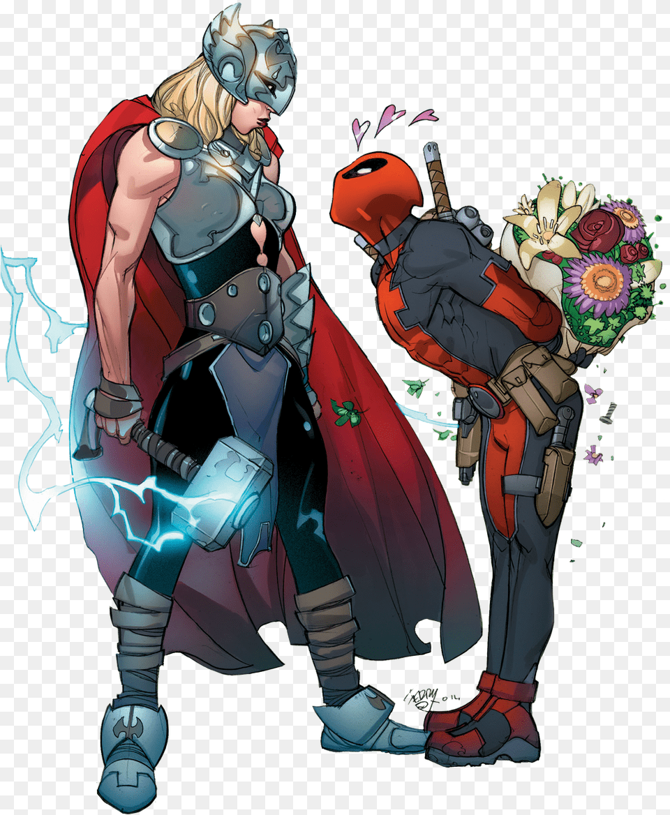 Jane Foster Thor Comic Book, Publication, Comics, Adult, Person Png Image