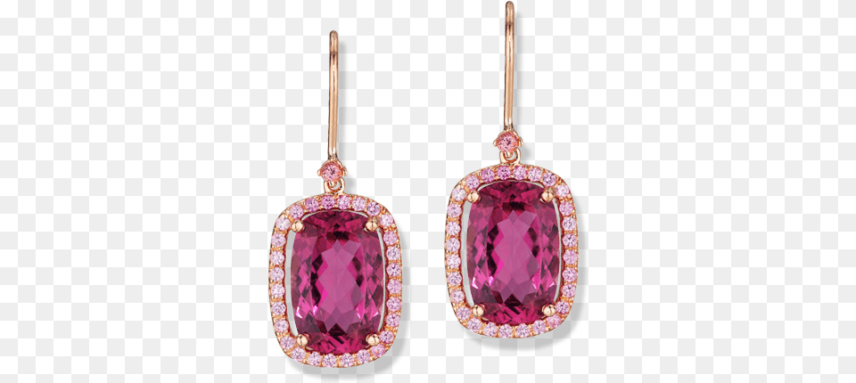Jane Taylor Color Candy Rubellite Earrings, Accessories, Earring, Jewelry, Gemstone Free Transparent Png
