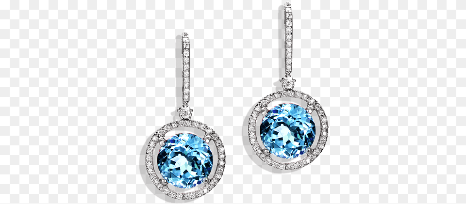 Jane Taylor Ef701 Aquamarine Diamond White Gold, Accessories, Earring, Jewelry, Gemstone Free Transparent Png
