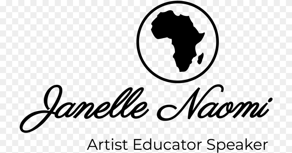Janelle Naomi Logo Black, Gray Free Png