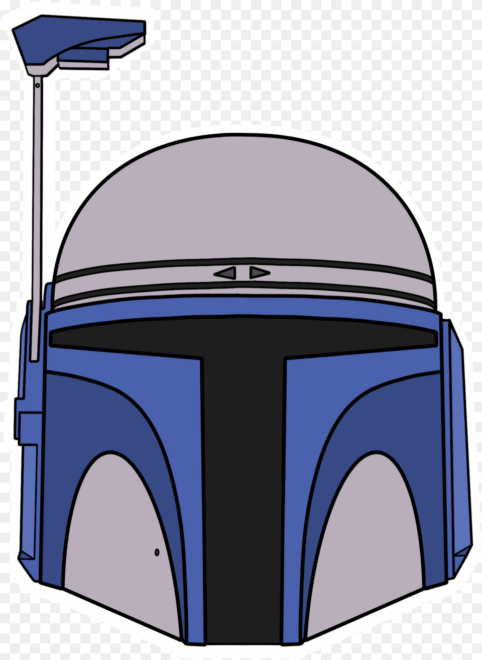 Jango Fett Helmet Sticker Hard, Hot Tub, Tub Free Png Download