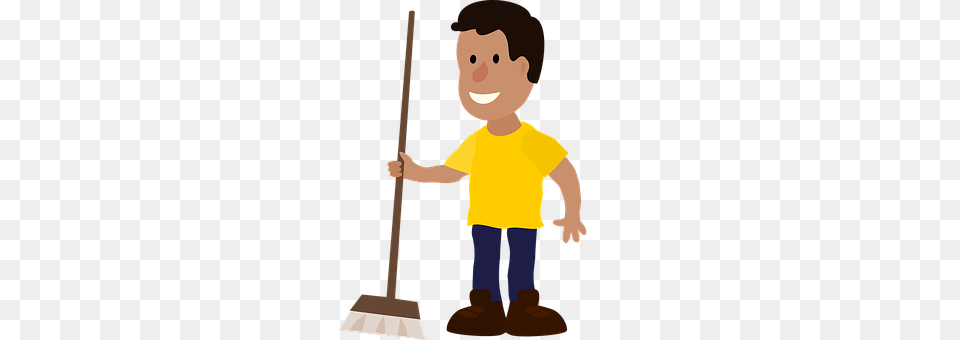 Janitor Cleaning, Person, Boy, Child Png Image