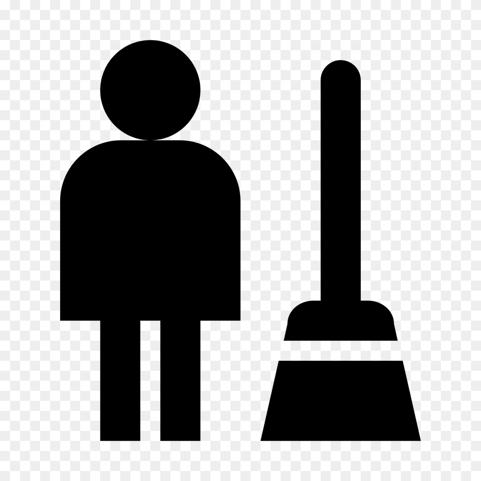 Janitor Black And White Janitor Black And White Free Transparent Png