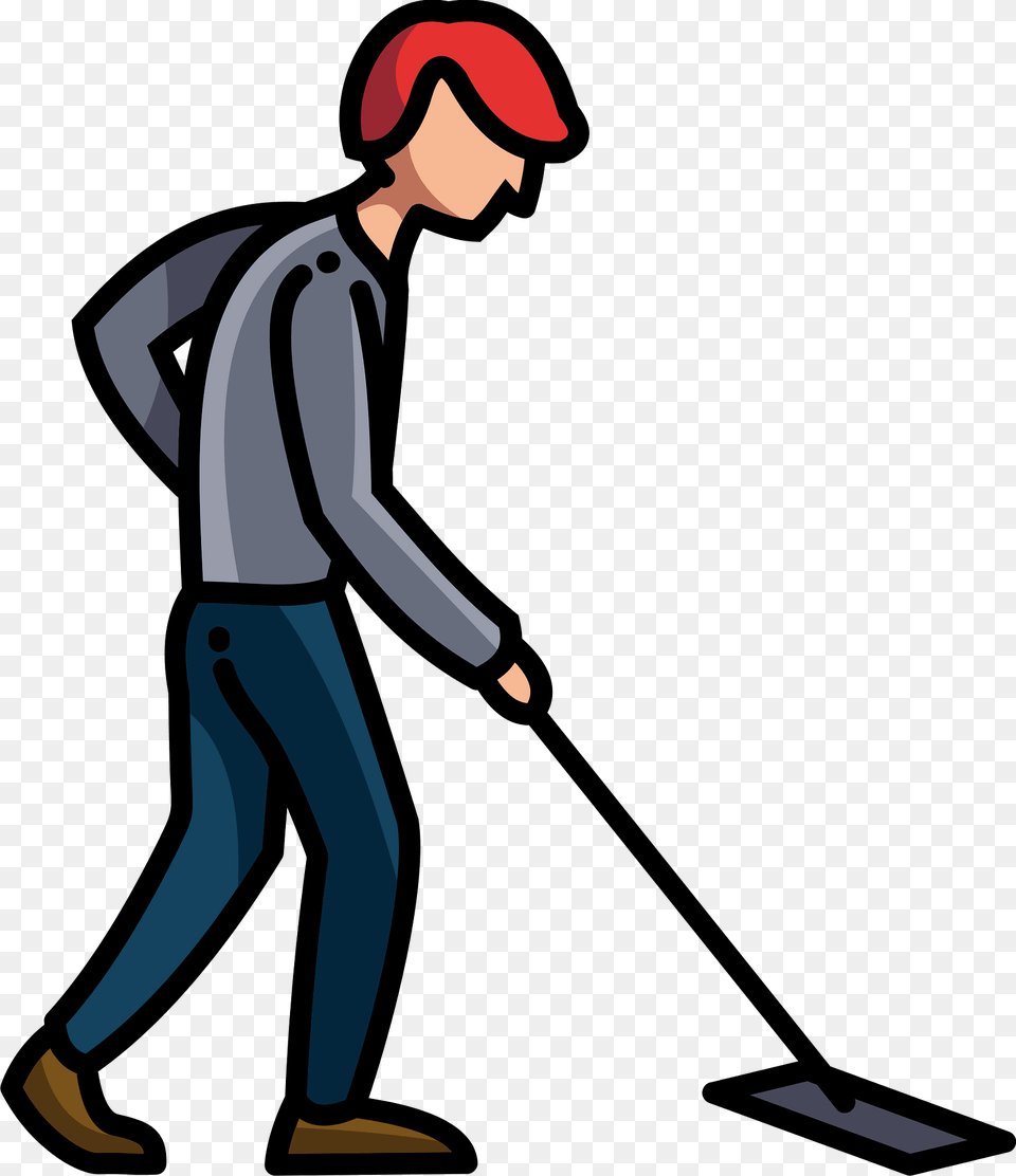 Janitor Clipart, Cleaning, Person, Face, Head Png Image
