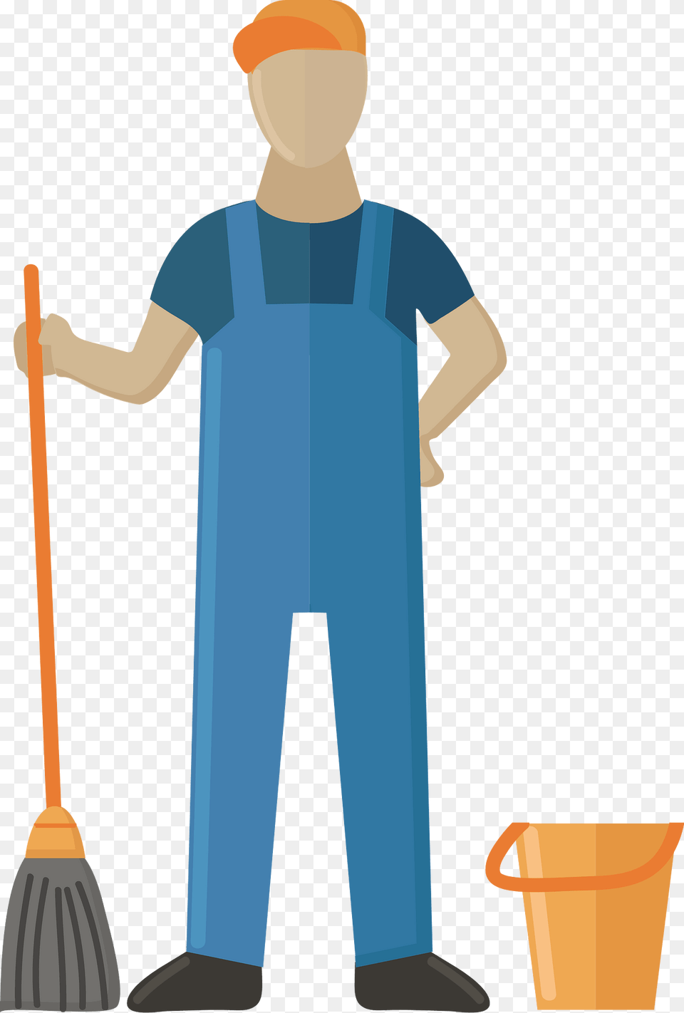 Janitor Clipart, Cleaning, Person Png