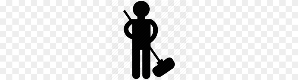 Janitor Clipart, Silhouette, Person, Cleaning, People Free Png
