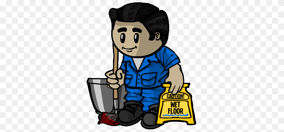 Janitor Clipart Principal, Cleaning, Person, Baby, Face Free Transparent Png