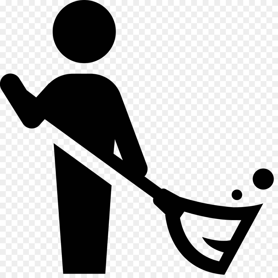 Janitor Icon, Gray Free Transparent Png