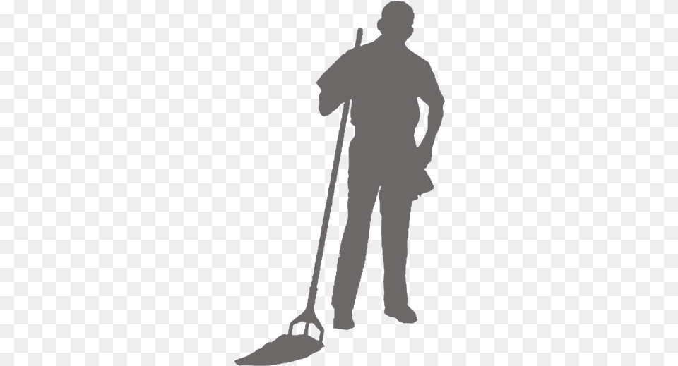 Janitorial Cleaner Cleaning Silhouette, Person, Adult, Male, Man Free Png