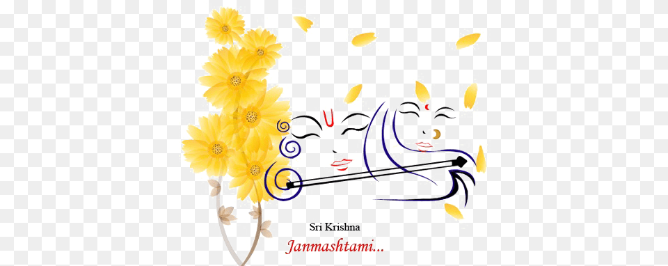 Janmashtami Transparent Background Krishna Janmashtami Background, Art, Floral Design, Graphics, Pattern Png Image