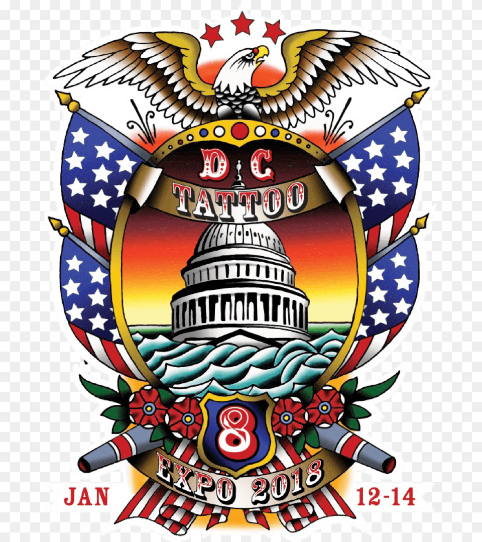 January 12 To 14 2018 Arlington, Badge, Emblem, Logo, Symbol Png
