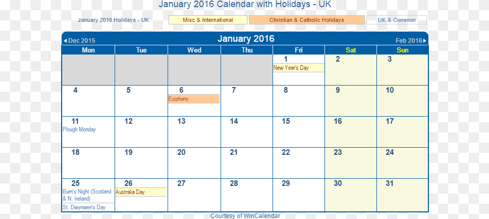 January 2016 Calendar With Uk Holidays January 2021 Calendar With Holidays, Text Png Image
