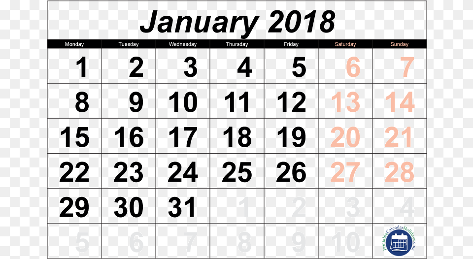 January 2018 Calendar Transparent 2017 Aug Calendar, Scoreboard, Text, Symbol Free Png