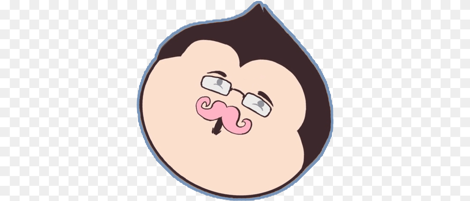 January 7 2015 Game Grumps Ross Head, Face, Person, Cartoon Png Image