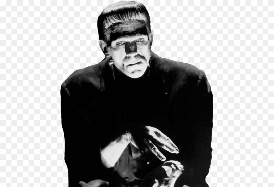 January Frankenstein Boris Karloff Rare, Adult, Photography, Person, Man Png
