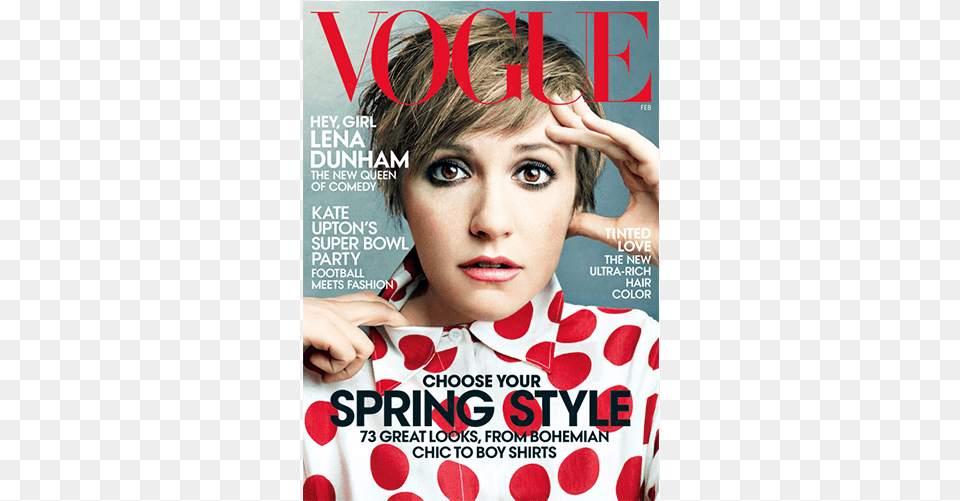 January Lena Dunham Vogue, Girl, Child, Female, Publication Png Image