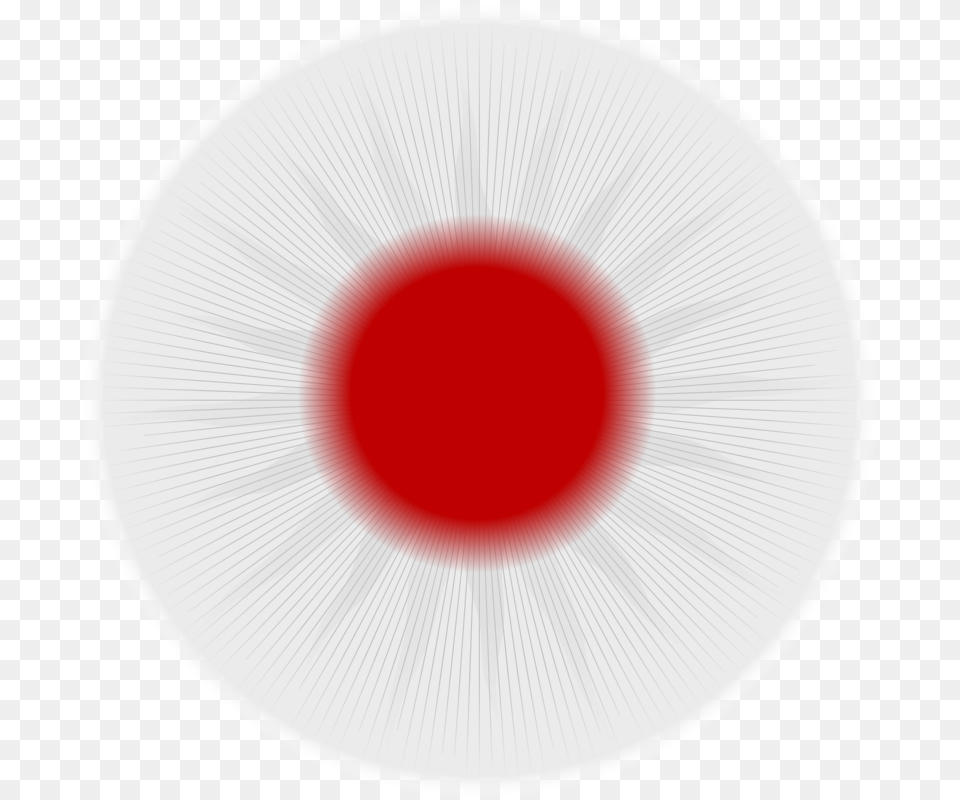 Japan Flag Circle Circle, Plate, Food, Meal Free Png Download