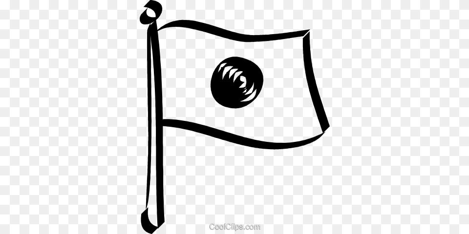 Japan Flag Royalty Vector Clip Art Illustration Japan Flag Clipart Black And White, Accessories, Bag, Handbag, Weapon Png