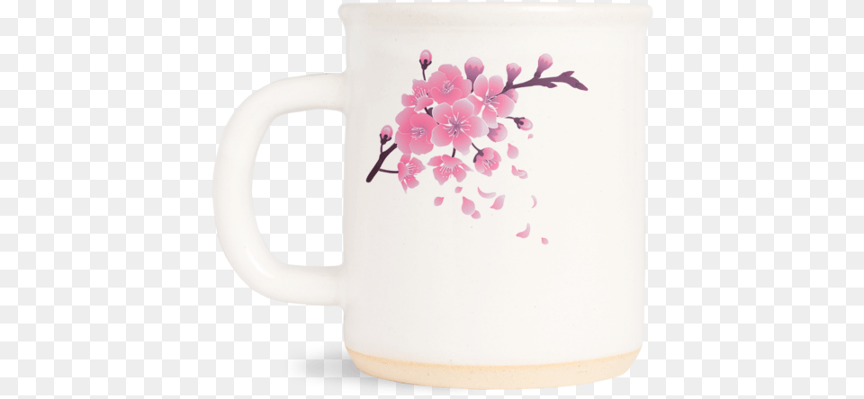 Japan Flowers With White Background, Cup, Flower, Plant, Cherry Blossom Free Png