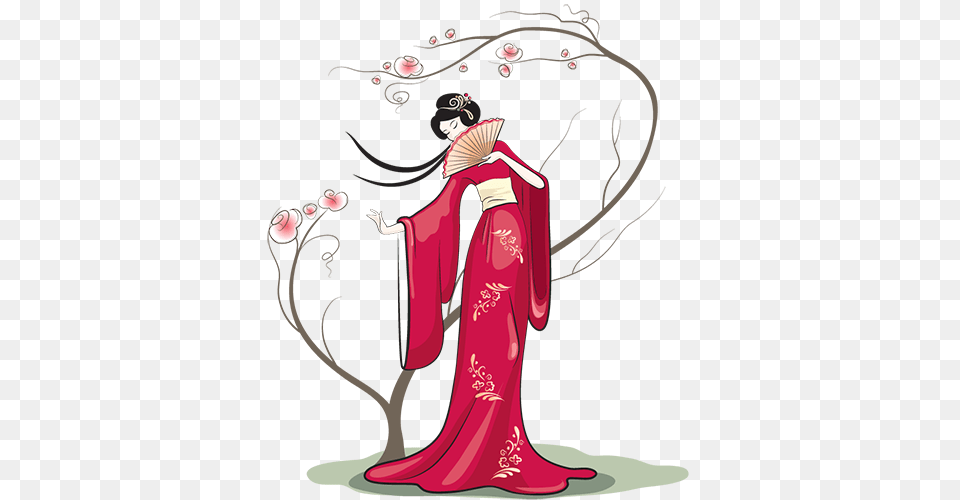 Japan Girl, Formal Wear, Clothing, Dress, Robe Free Transparent Png