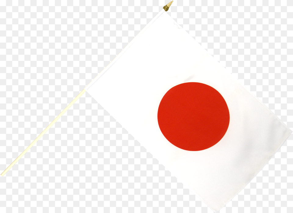 Japan Hand Waving Flag Bandiera Giappone Con Asta, Japan Flag, Blade, Dagger, Knife Free Transparent Png