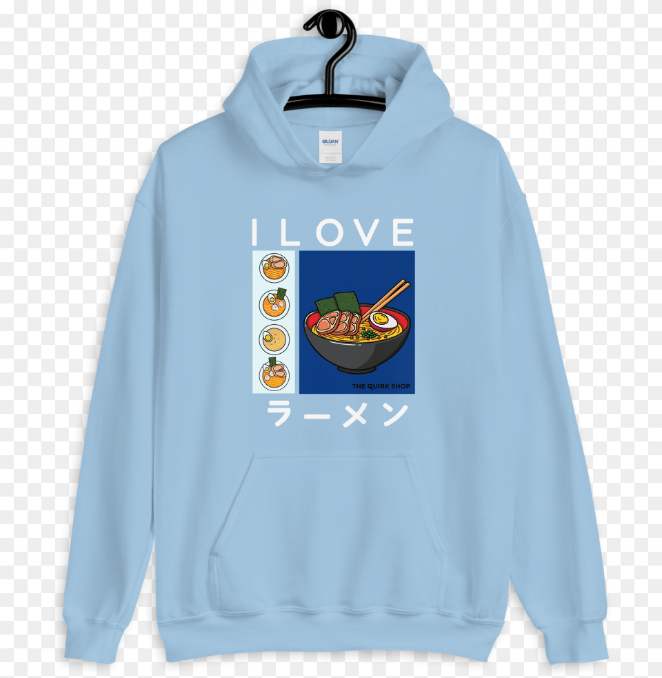 Japan Light Blue Hoodie, Clothing, Knitwear, Sweater, Sweatshirt Free Png Download