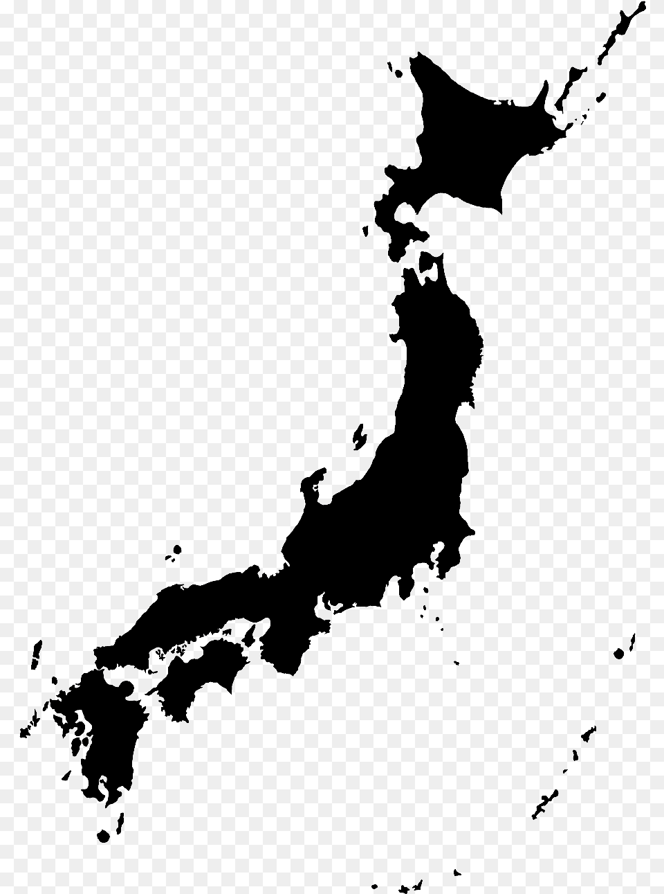 Japan Map Transparent Background, Chart, Plot, Outdoors, Water Png Image
