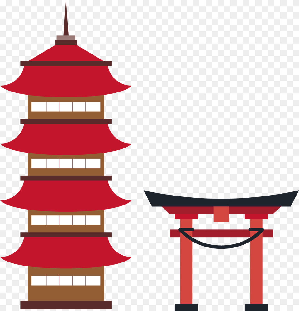Japan Shinto Shrine Template Icon Japan Temple Cartoon, Architecture, Building, Pagoda, Prayer Free Transparent Png