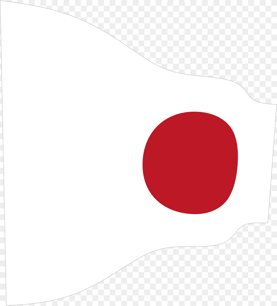 Japan Wavy Flag Clipart, Japan Flag Free Transparent Png