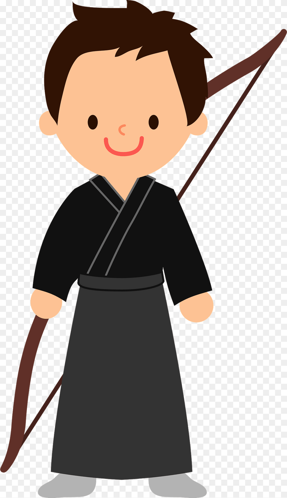 Japanese Archery Clipart, Person, Face, Head, Weapon Png