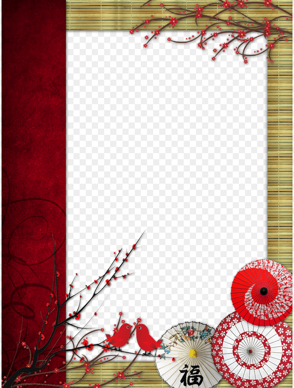 Japanese Borders And Frames, Art, Clothing, Dress, Animal Free Png