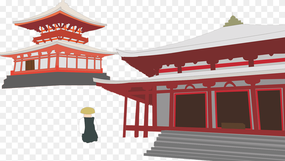 Japanese Buddhist Temple, Architecture, Building, Pagoda, Prayer Png