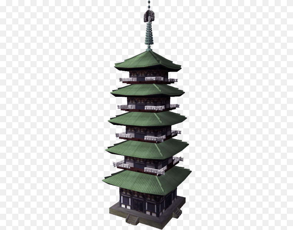 Japanese Buddhist Temple Christmas Tree, Architecture, Building, Pagoda, Prayer Free Png
