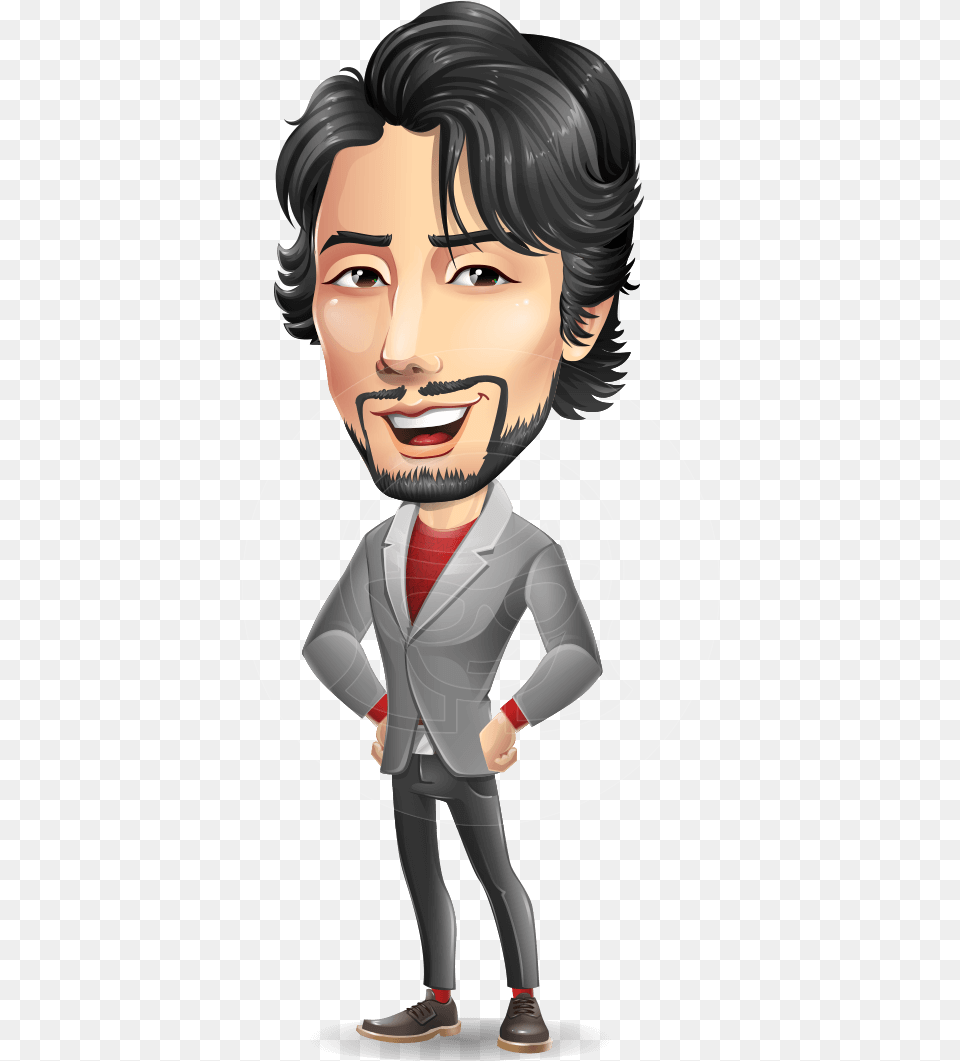 Japanese Businessman Cartoon Vector Character Japanese Businessman Cartoon, Publication, Book, Comics, Adult Free Png