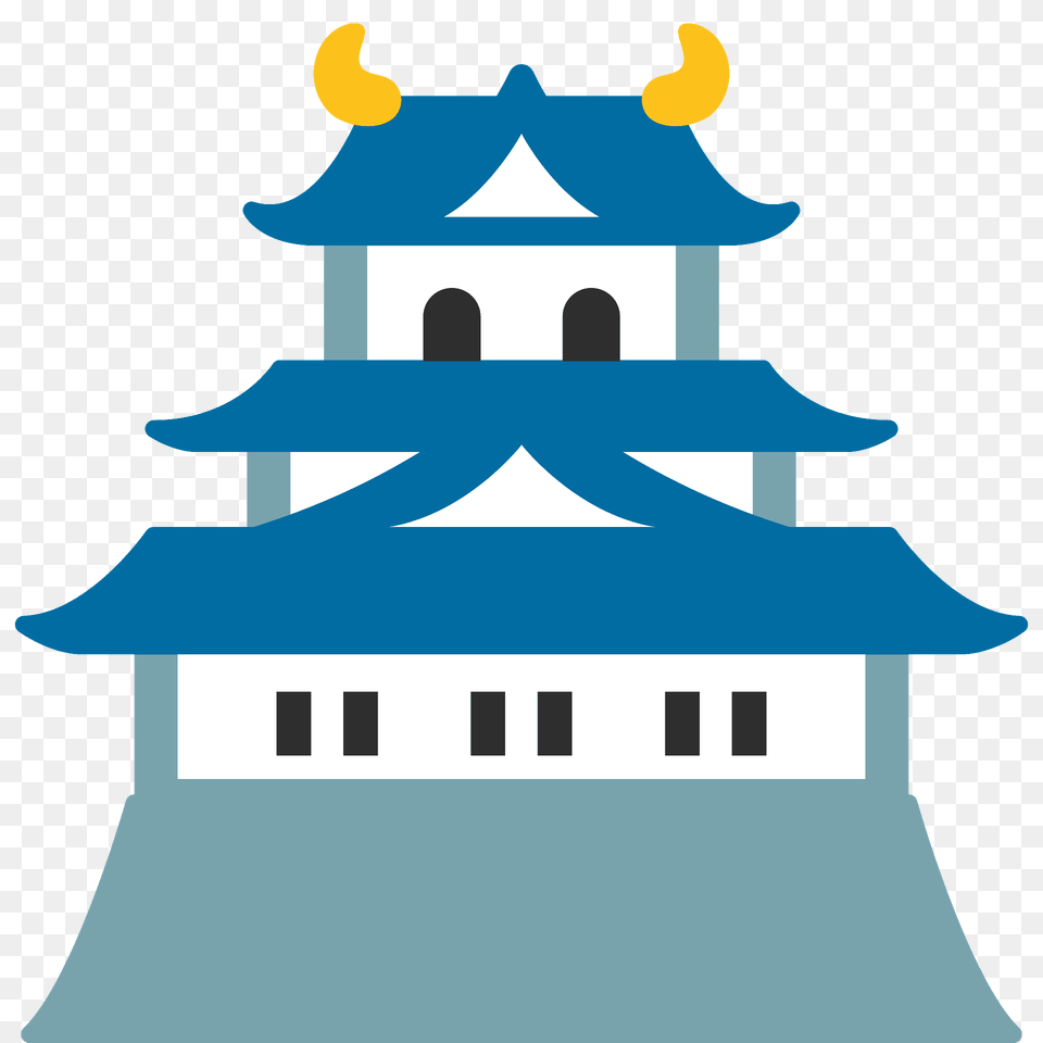 Japanese Castle Emoji Clipart, Architecture, Tower, Monastery, Building Free Transparent Png