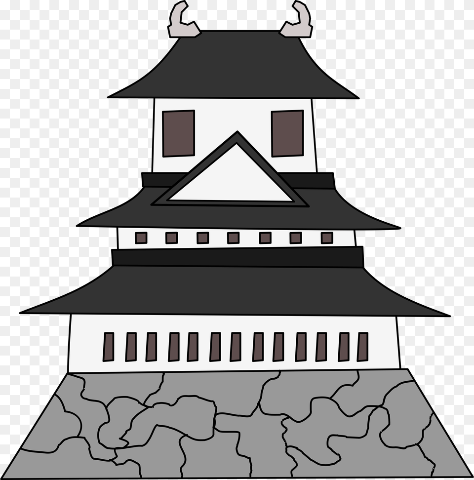 Japanese Castle Vector, Architecture, Building, Monastery, Bell Tower Png