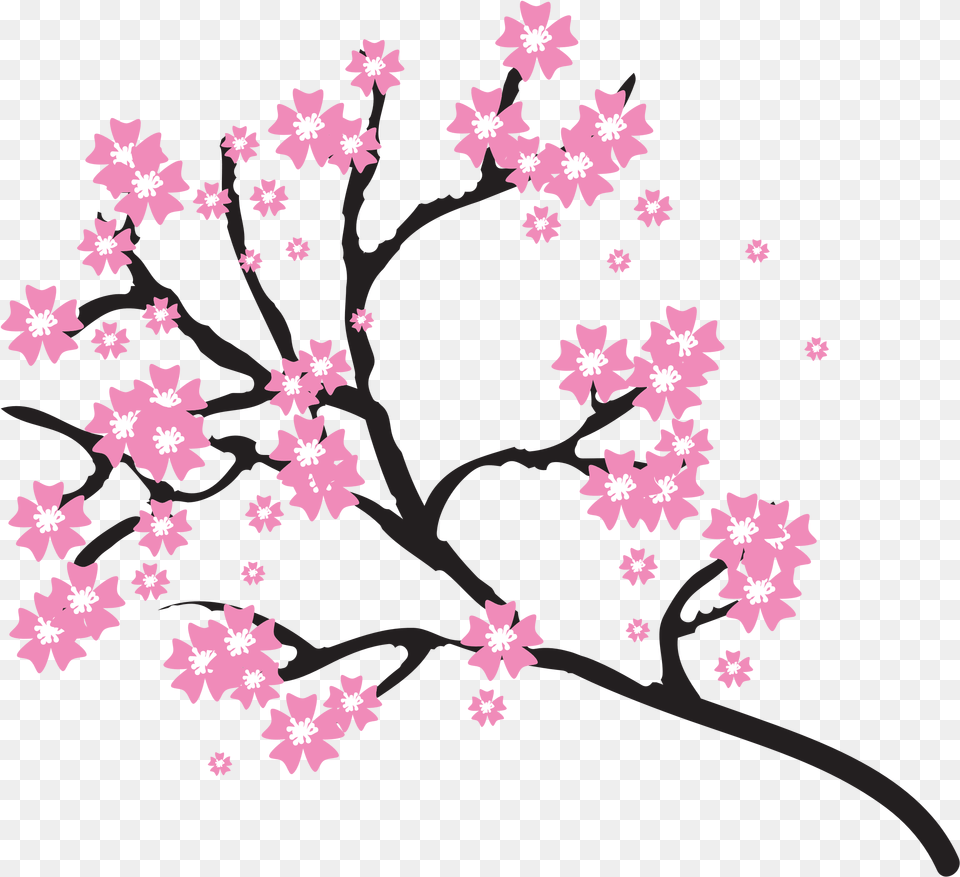 Japanese Cherry Blossom Clip Art Cherry Blossom Flowers Clip Art, Flower, Plant, Cherry Blossom Free Transparent Png