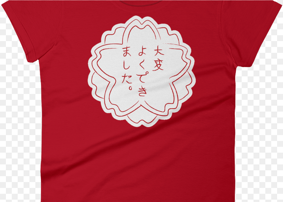 Japanese Cherry Blossom Emoji, Clothing, T-shirt, Shirt, Person Png Image