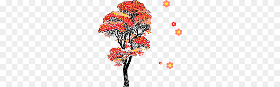 Japanese Cherry Blossom Tree Clip Art, Floral Design, Graphics, Pattern, Outdoors Free Transparent Png