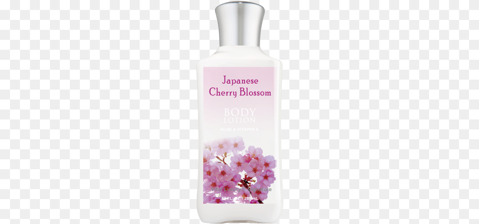 Japanese Cherry Blossom Vital Luxury Signature, Bottle, Lotion, Flower, Plant Png Image
